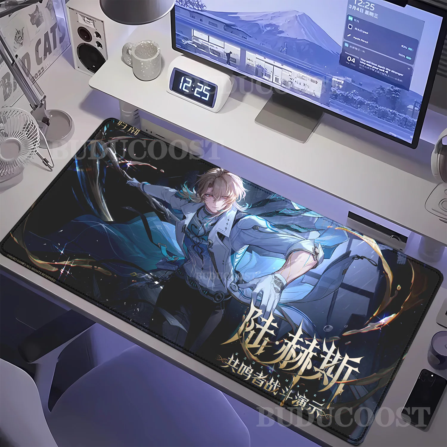 

HD Printing Mousepad Wuthering Waves LuukHerssen overlock Gaming offices keyboard Mouse Pad Anime Rubber 400x900mm XXL Desk Mat