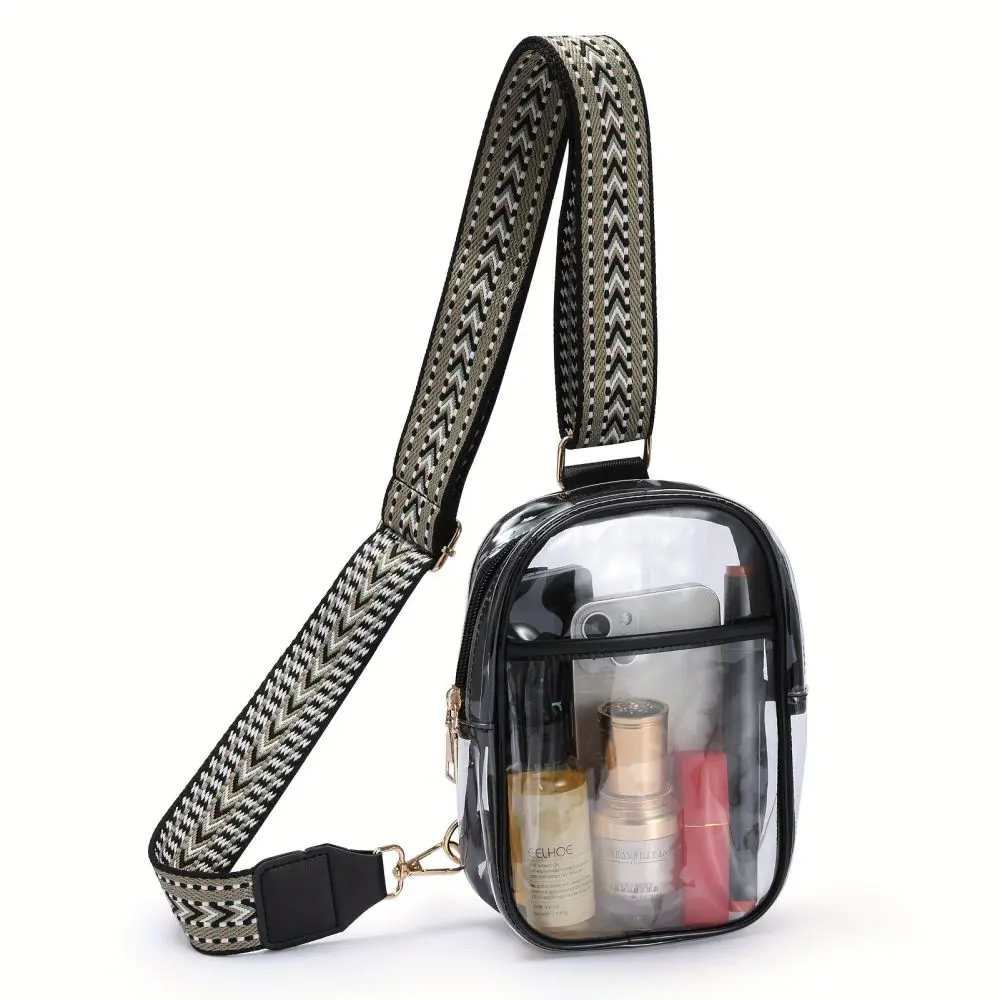 

Stylish Transparent Fanny Pack Crossbody Purse for Women High Quality Thickening - Water-Resistant, Adjustable Strap