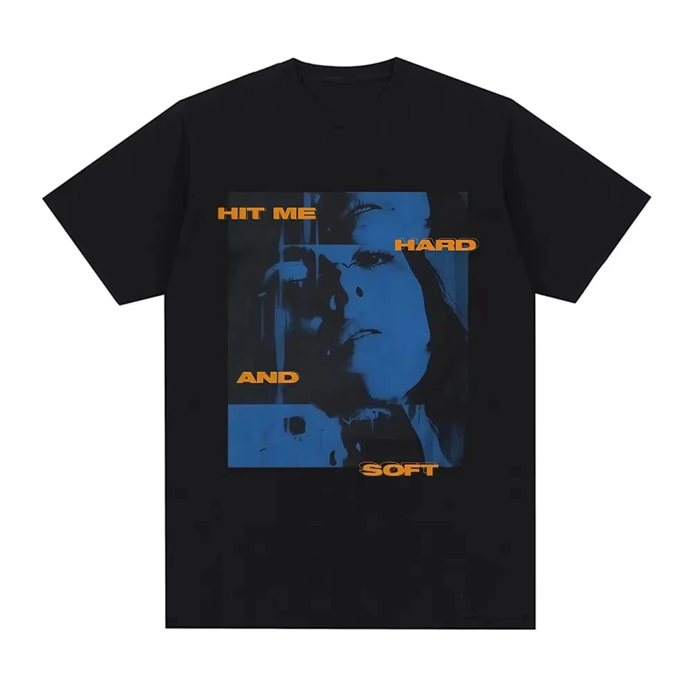 T-shirts imprimés 'Hit Me Hard and Soft Do You Know To How Bend' style identique, pour hommes et femmes, mode pop musicale, T-shirt oversize