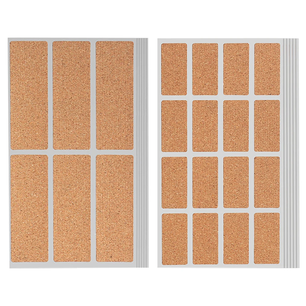 Pegatina de corcho Retro, pegatina de sellado autoadhesiva, etiqueta adhesiva de madera de corcho Rectangular, etiquetas adhesivas para contenedor de especias para caja de tarros