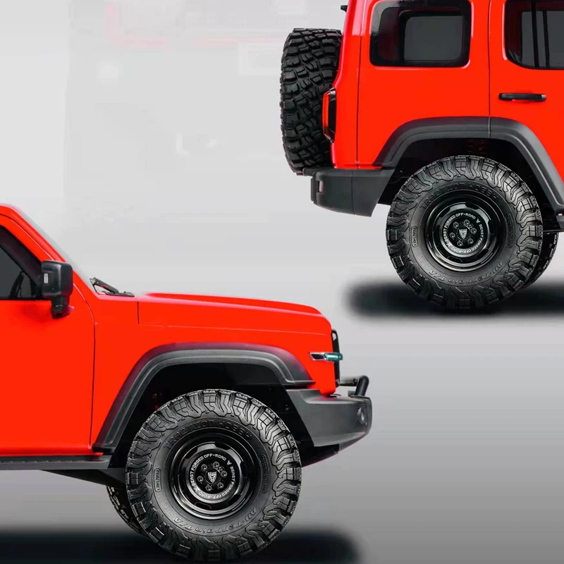 إطارات محاكاة KM TANK300 بمقياس 1/8 و1/10 مقاس 120*45 مم مع بطانات داخلية (THO1225) - إطارات زاحفة RC لجميع التضاريس