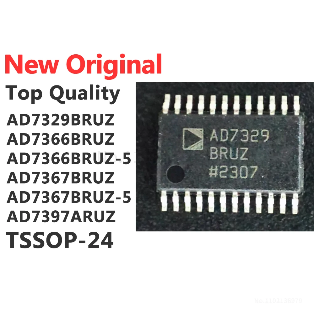 

(1 шт.) AD7329BRUZ AD7366BRUZ AD7366BRUZ-5 AD7367BRUZ AD7367BRUZ-5 AD7397ARUZ TSSOP-24 Новый оригинальный