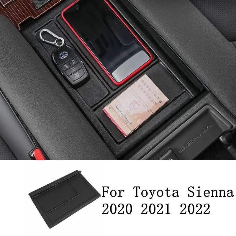 

For Toyota Sienna 2020 2021 2022 Car Central Armrest Cover Pad Articles Anti-drop Armrest Box Leak Proof Trim Accessories