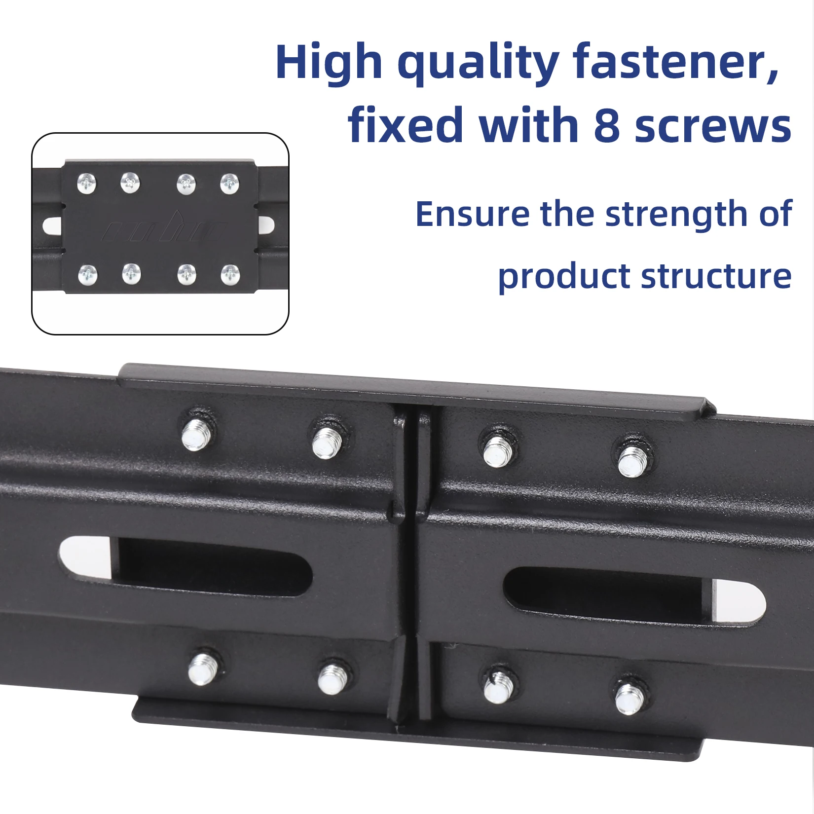 Universal Soundbar Brackets Under TV, Soundbar TV Mount Fits Soundbars with or without Holes Soundbar Mount for Sonos, Samsung,