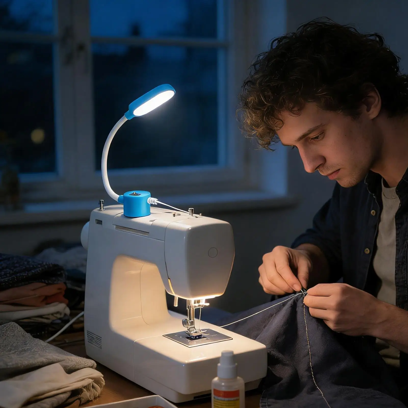 

Светодиодная лампа для швейной машины 360, гибкие регулируемые рабочие лампы на гибкой стойке, промышленные фонари с магнитным основанием для верстака