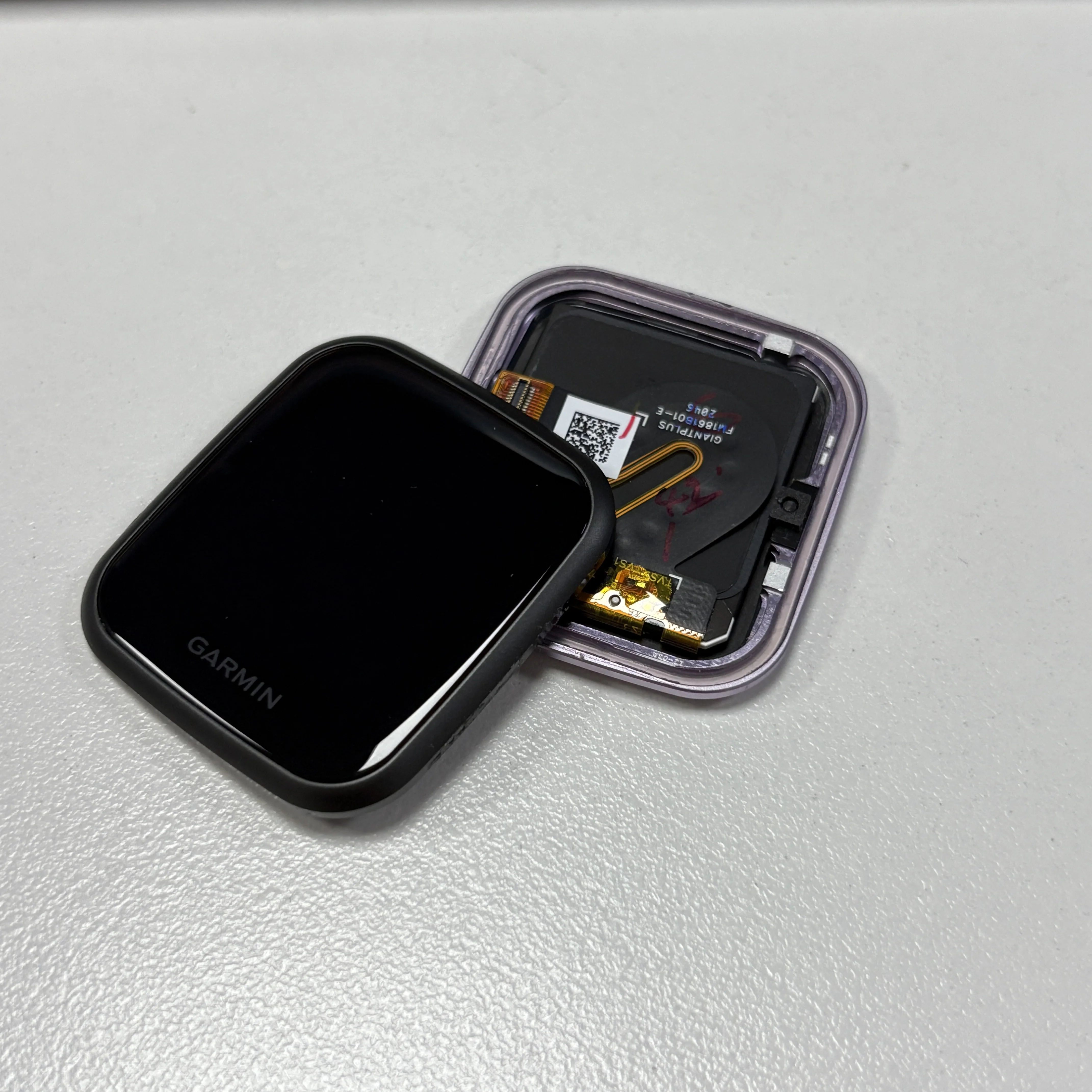 Ekran LCD do Garmin Venu SQ / Venu SQ Music z panelem dotykowym do naprawy (fioletowy / czarny) — zdjęcie produktu 6