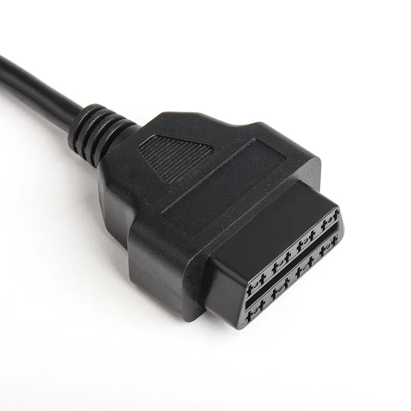 Wearproof OBD2 Extension Cable for Motorcycle Durable 6Pin To 16Pin Adapter Cord Motorcycle Scanner Diagnostic Cable