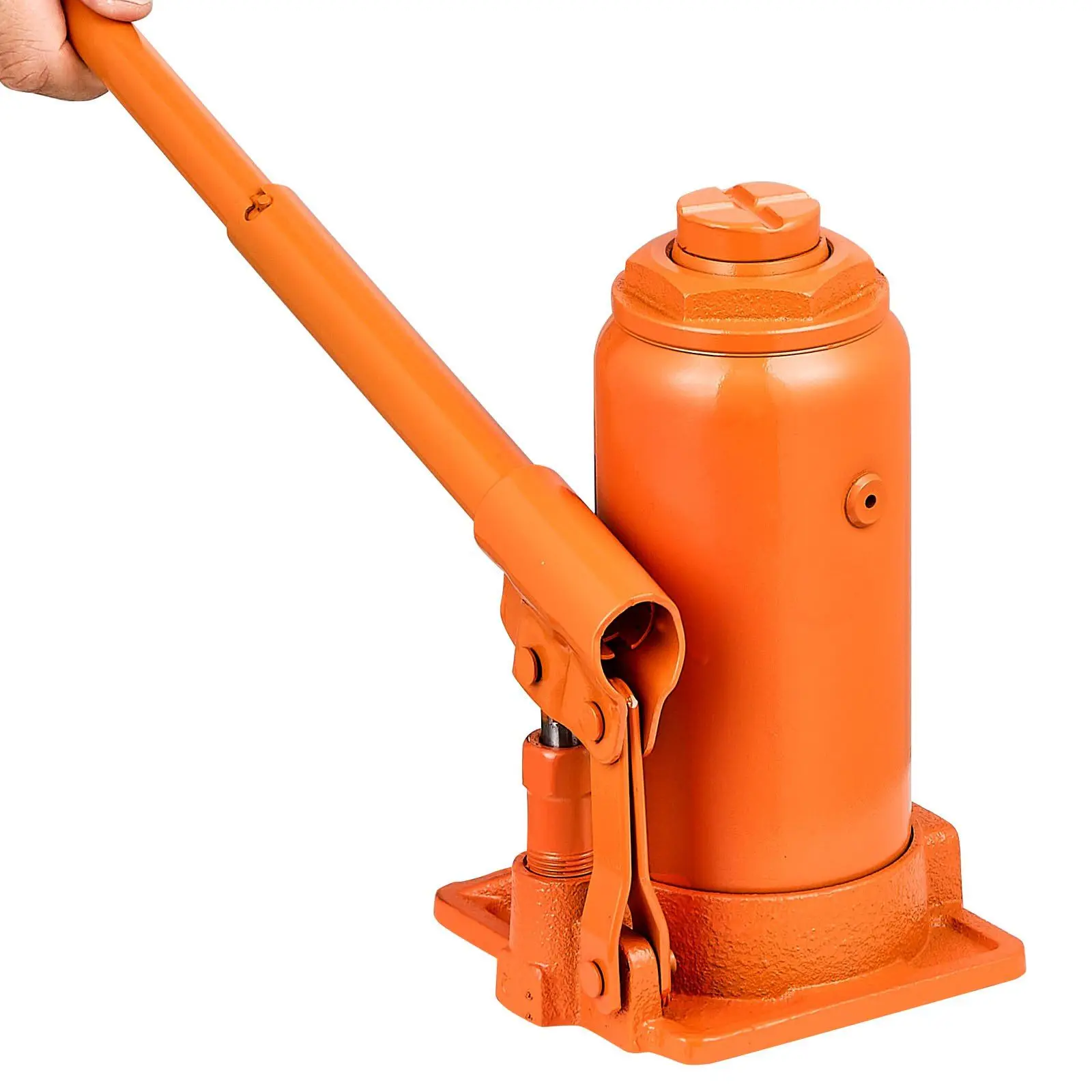 

12 Ton Hydraulic Bottle Jack 8.1-15.7 Inch Lift Range Heavy Duty for Car SUV Truck Auto Repair Orange