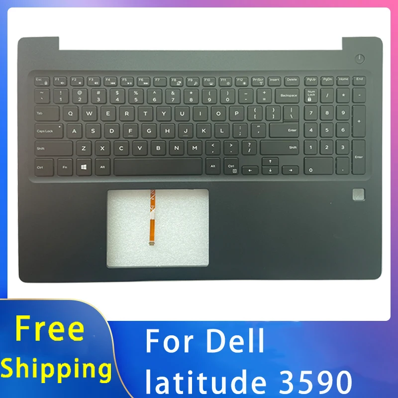 

Новинка для Dell Latitude 3590 E3590 запасные аксессуары для ноутбука Упор для рук/клавиатура с подсветкой 0WNCFK