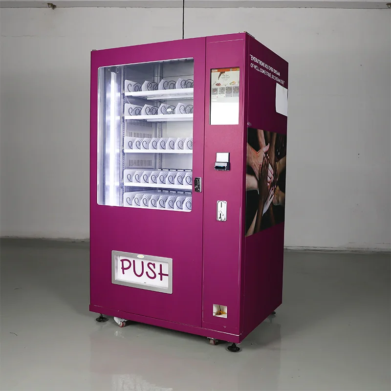 

Customized Smart Button and Touch Screen Vending Machines Bottle Drinks Bag Snack Vending Machine