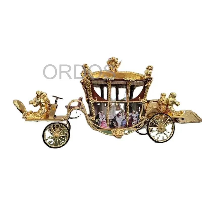 

OEM Luxury Electric Horse Carriage Royal Horse Drawn Carriage Wedding Wagon Horse Carriage for Sale