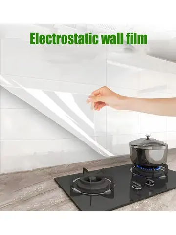 Waterproof Stain-Resistant Removable Adhesive-Free And Electrostatic Transparent Wall Stickers Suitable For Living Room Bedroom.
