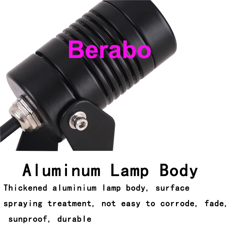 6 Stück Wasserdichte LED-Gartenlampen 220V/110V/12V 7W/10W mit Erdspieß für den Außenbereich – Detail 10