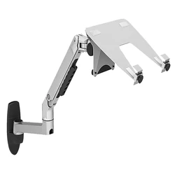 V62WT Aluminum Alloy Mechanical Spring Arm Wall Mount Laptop Holder Full Motion Laptop Mount Arm Monitor Holder Laptop Stand