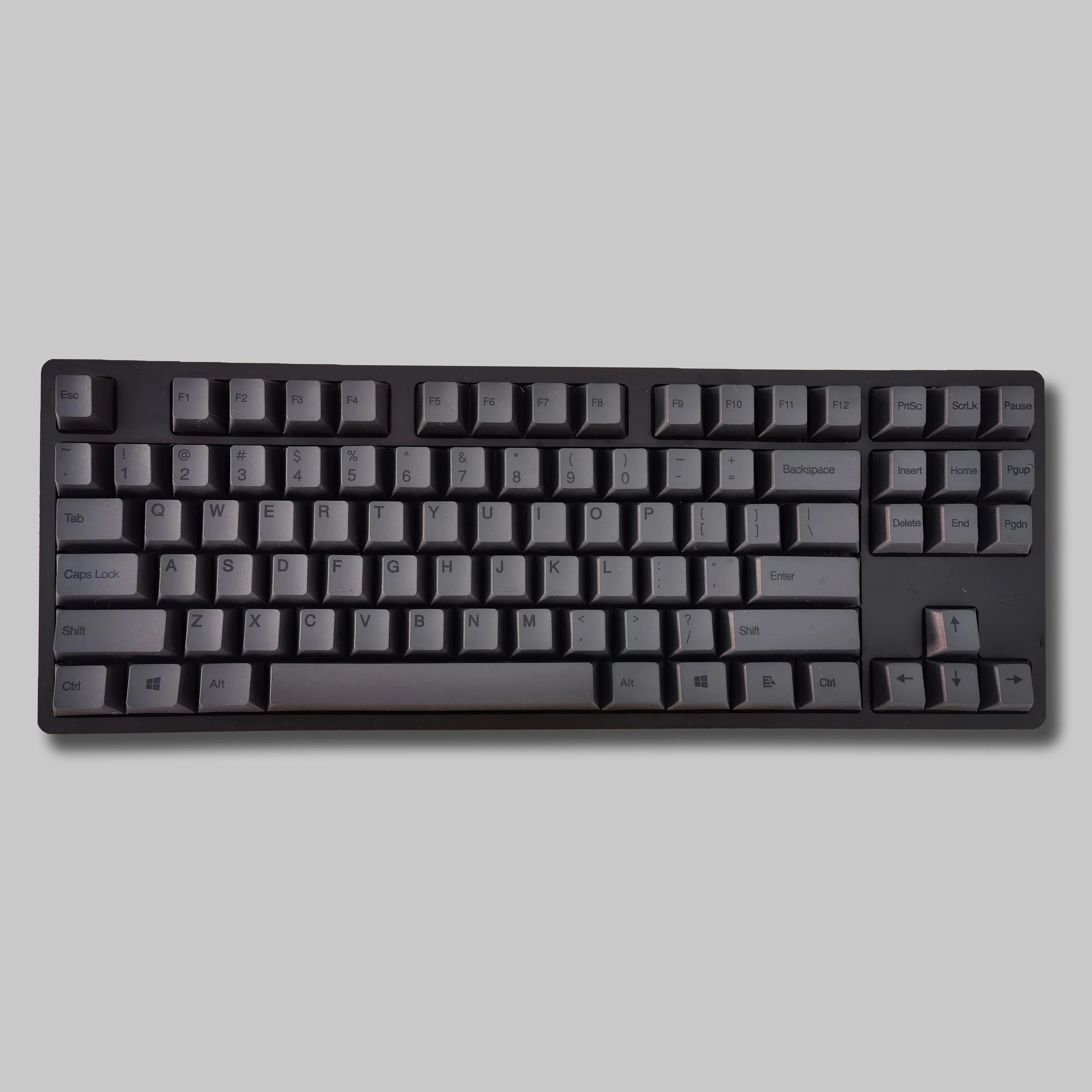 Jeu de capuchons de clavier personnalisés, pour clavier mécanique, noir carbone, Opaque Dark legend, profil OEM, PBT