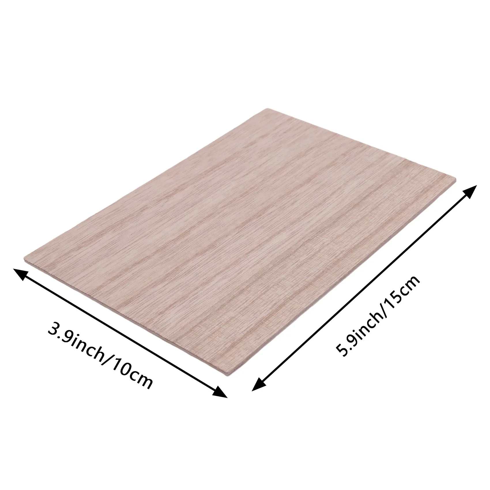 Láminas de madera de Balsa para manualidades, 10 piezas, placa de madera de 150x100x2mm, para casa, barco, modelo DIY