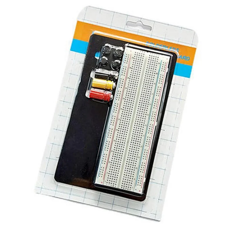 

AA76-Solderless Test Board Experiment Bench ZY-201 MB102 830-Hole Breadboard With Bottom Plate Parts