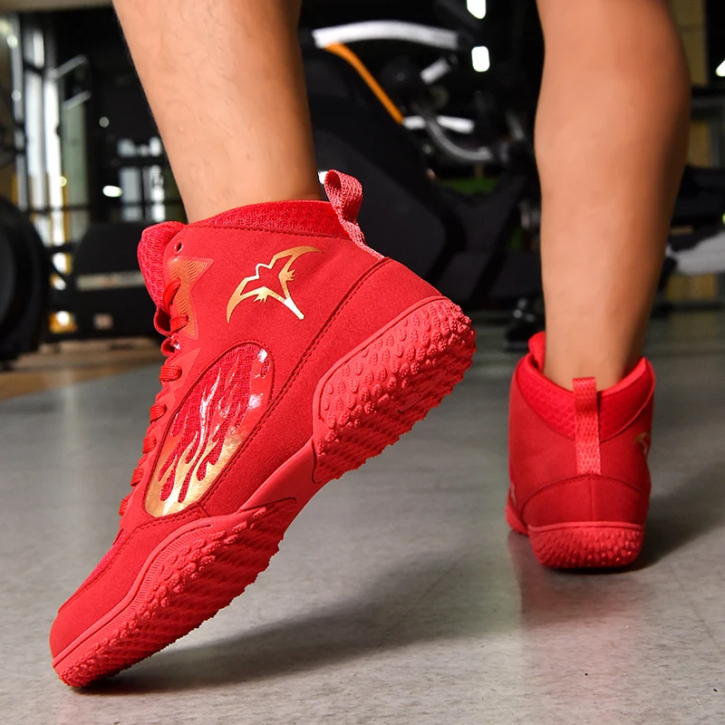 

Good Quality Wrestling Shoe for Man Comfortable Gym Training Shoes Men Professional Boxing Sport Shoes Men Men Fighting Shoes
