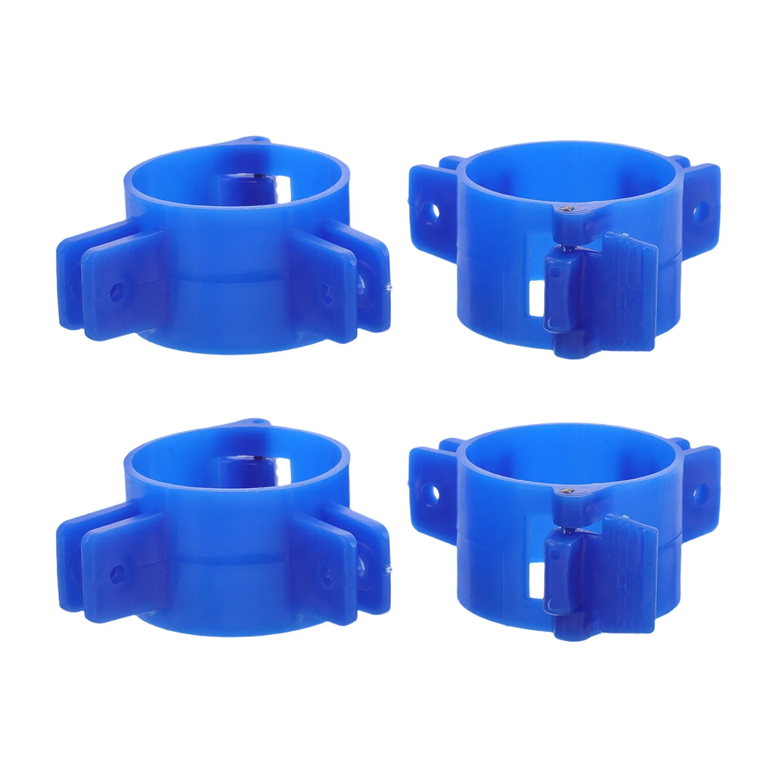 

4Pcs Folding Table Leg Clips Removable Mounting Brackets for 45mm Diameter Legs Portable Furniture Clips Tabletop Connector