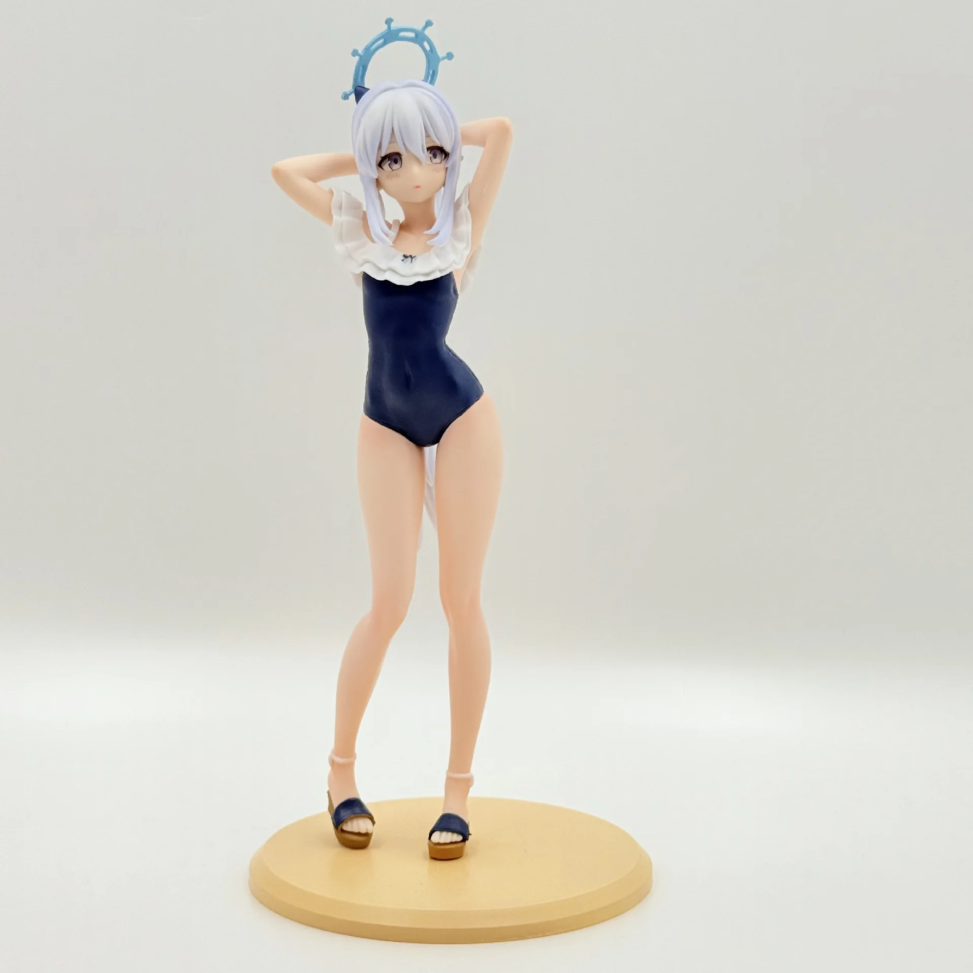 

Blue Archive Anime Figurine Moon Snow Palace Rabbit1 Game Character Sculpture Cartoon Collectible Model Figure Toy