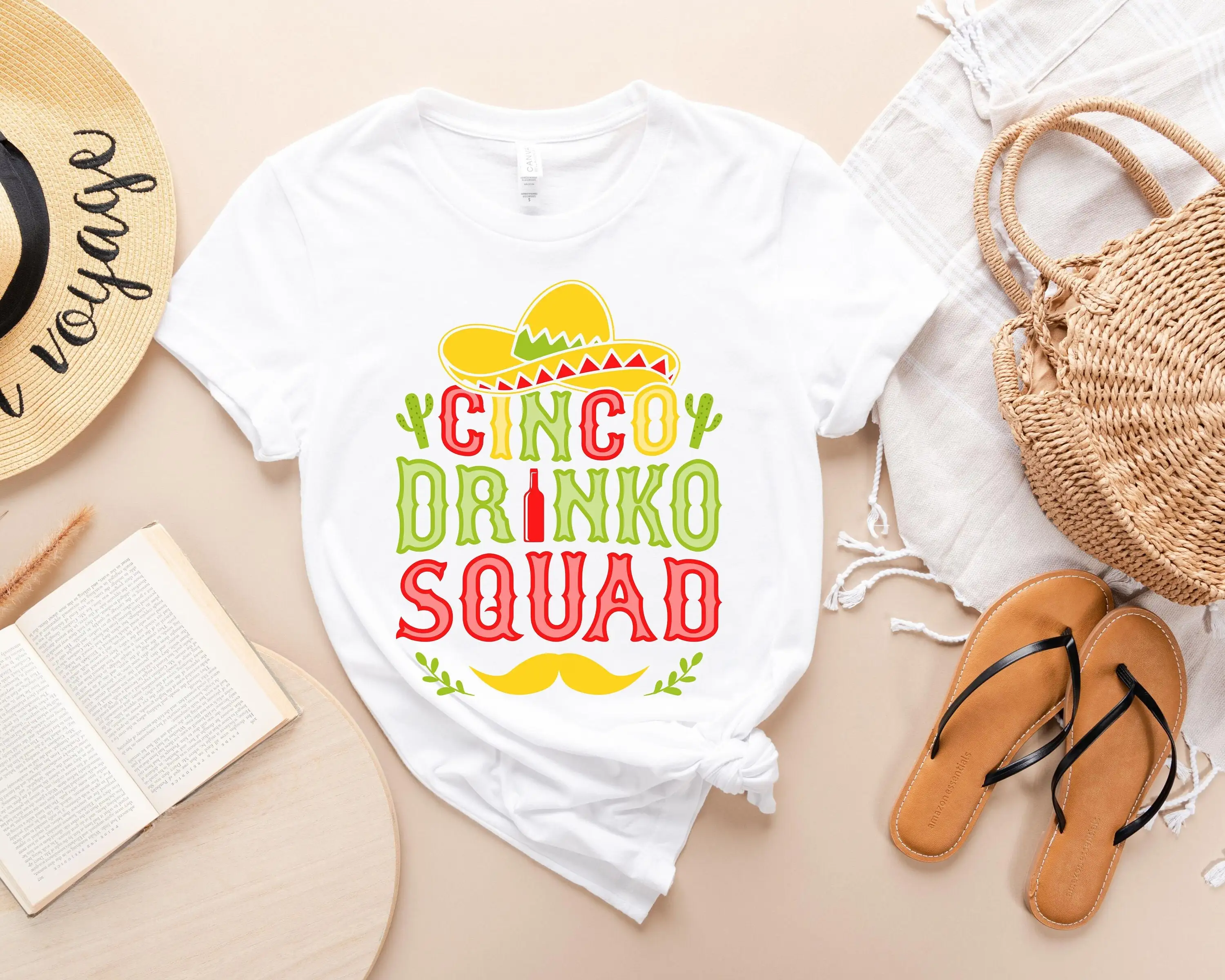 Cinco Drinko Squad T Shirt De Mayo Mexican Fiesta Happy