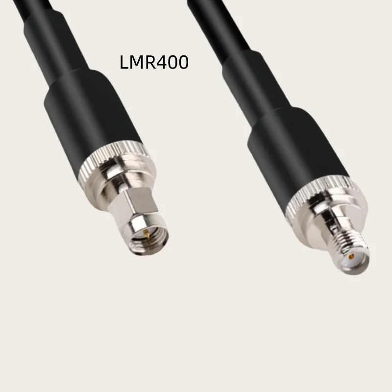 LMR400 SMA Male to SMA Female jack  Connector 50ohm Crimp for LMR-400 Cable Pigtail Antenna Radio