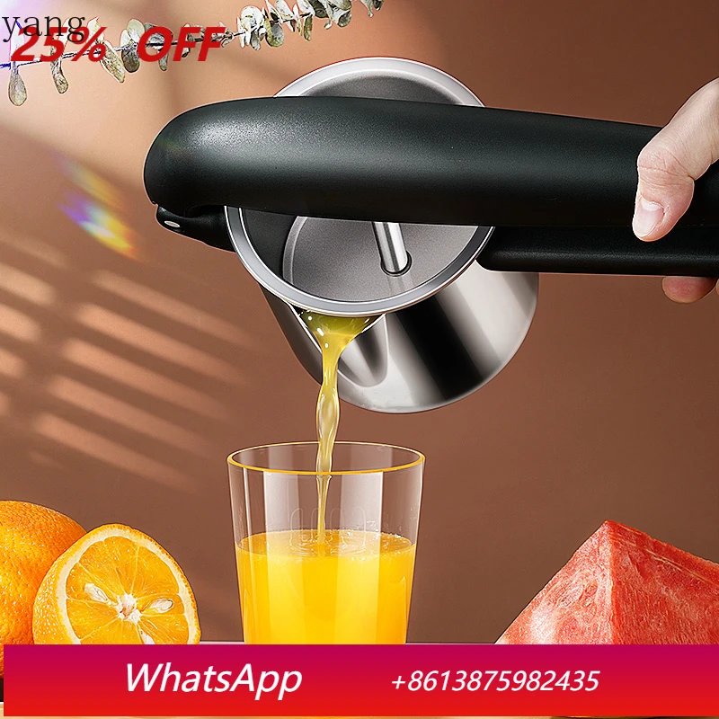 LMM juicer efficient 50% juice lemon apple pomegranate manual juicer