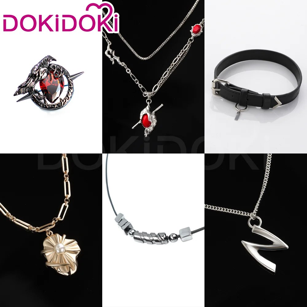 IN STOCK Sylus Brooch Necklace Cosplay Props Game Love and Deepspace Cosplay DokiDoki Qinche Sylus Cosplay Accessories Christmas