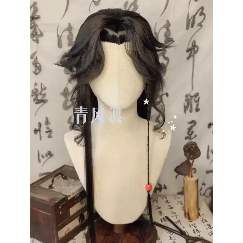 

Styled Hua Cheng san lang Cosplay Customized Wig Tian Guan Ci Fu Heaven Official’s Blessing HuaCheng Cos Wig Xie Lian Cosplay