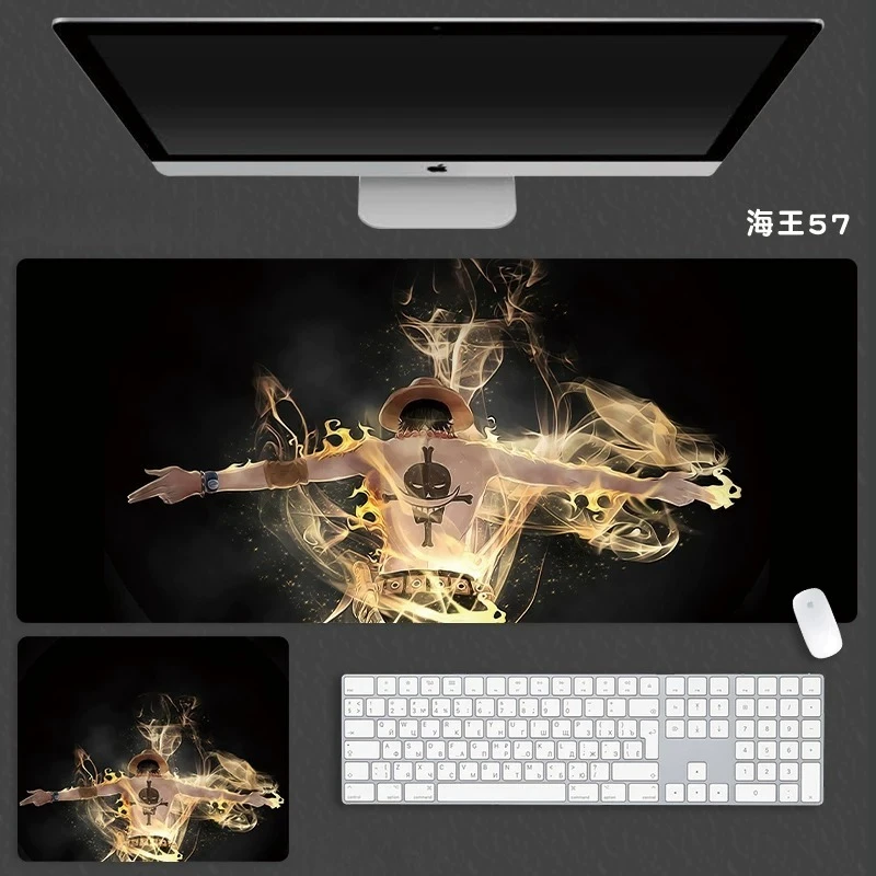 Multi-size ONE PIECE Mouse Pad Oversized Boys Animation Two-dimensional  Roronoa Zoro Computer Keyboard E-sports Game Table Mat