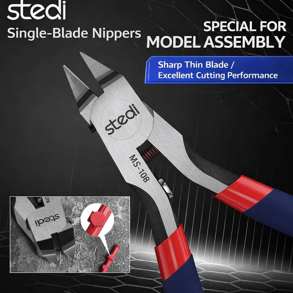 MS-106/108 Thin Blade Pliers Nipper for Model Building