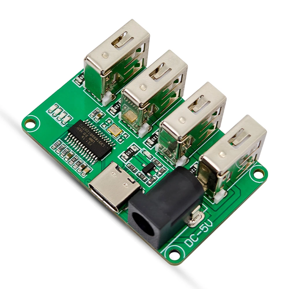 

DC 5V USB 2.0 HUB 1 to 4 HUB Module FE1.1S Chip Transmission Speed 480Mbps For Keyboard Mice Portable Hard Drive Card Reader