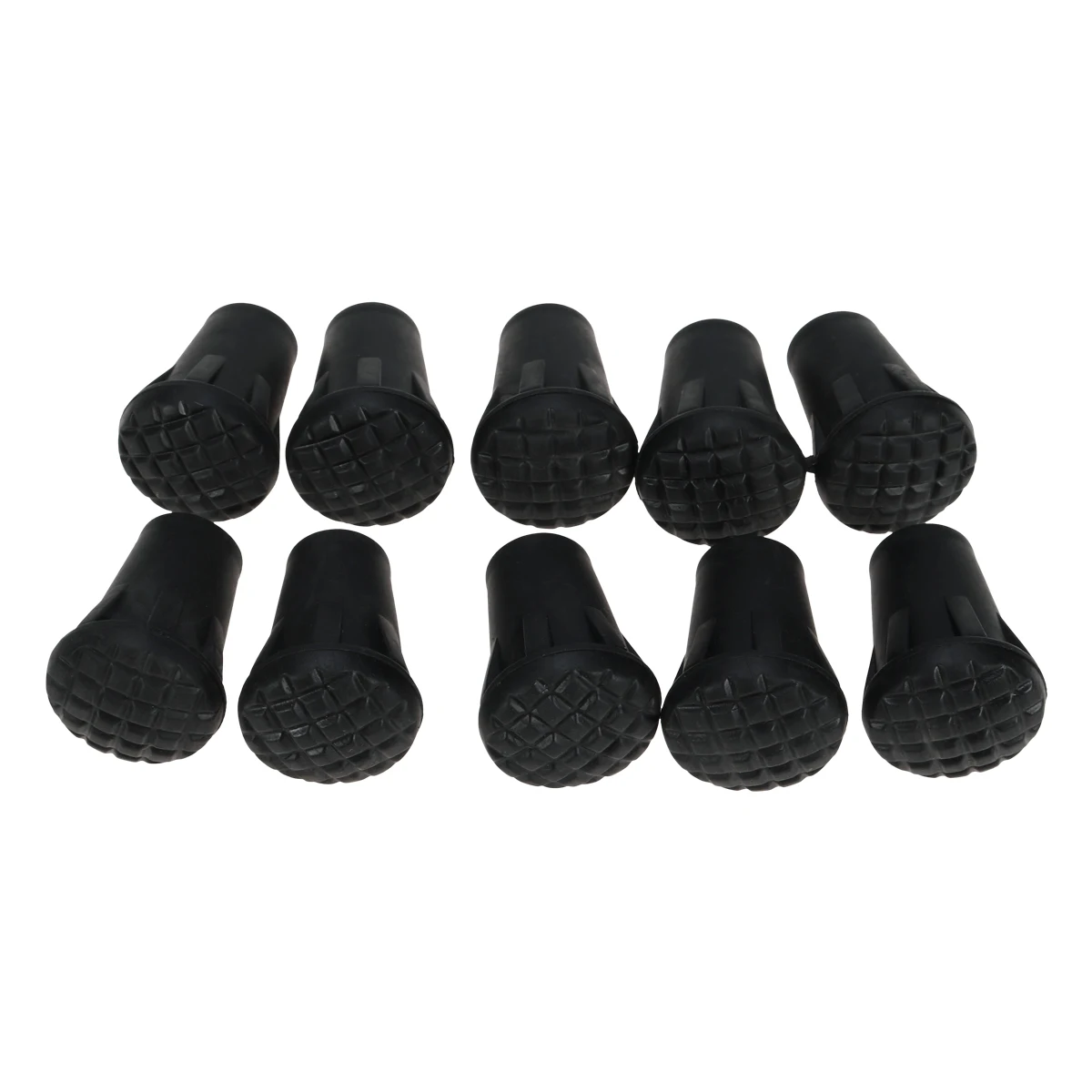 

40pcs Trekking Tips Durable Plastic Covers Hiking Cover Metal Gasket AntiSlip Protection Camping Hiking Accessories