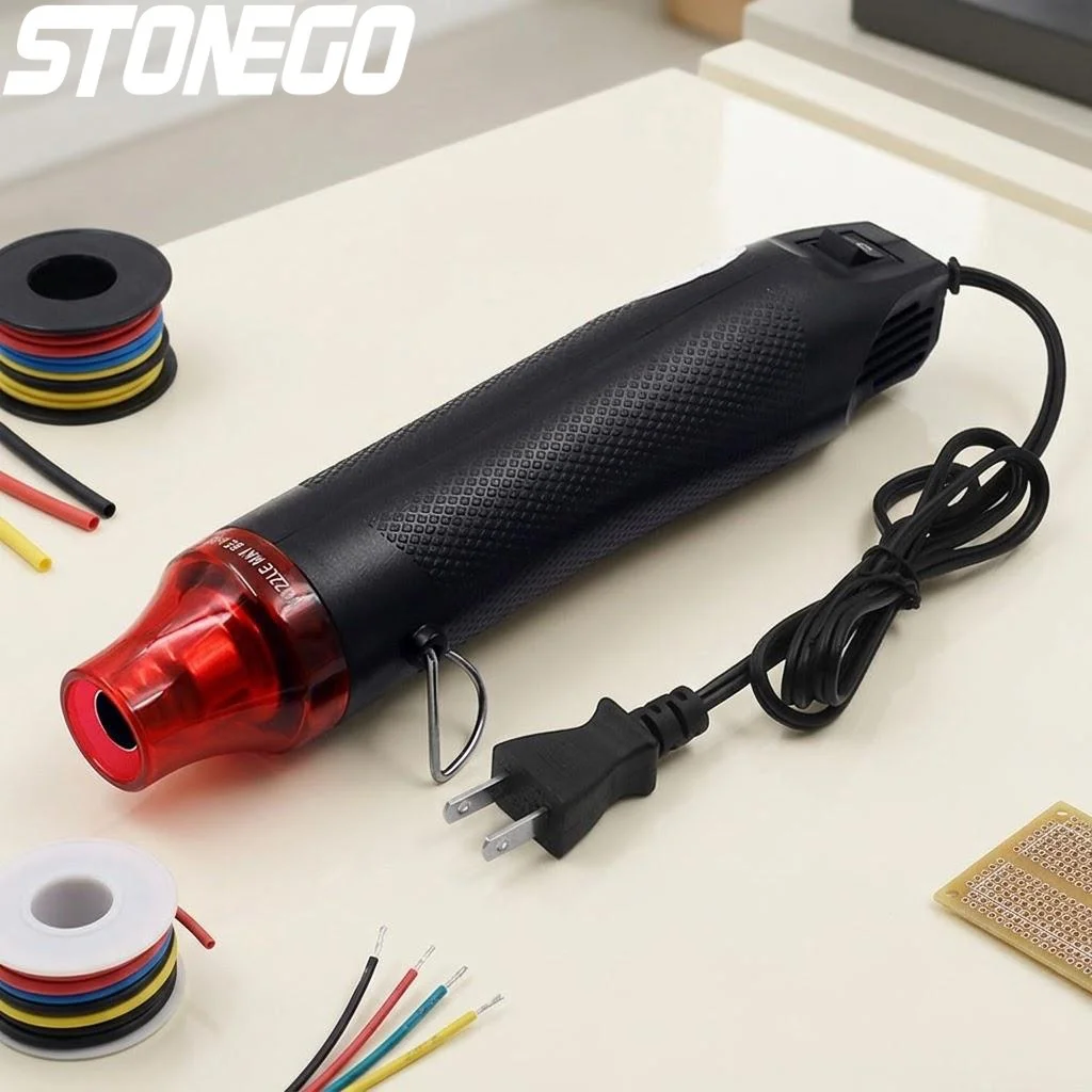 

Термофен 300 Вт, 110 В/220 В, электрический, для термоусадочной пленки, с подставкой, регулировка температуры, для домашнего ремонта