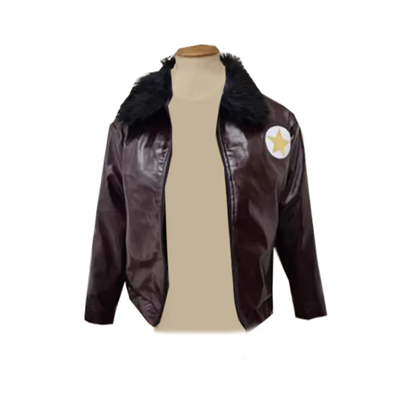 

Athemis America Army Uniforms Axis Powers Hetalia/APH Cosplay Costumes Cool Leather Coat for Halloween Christmas party men cos