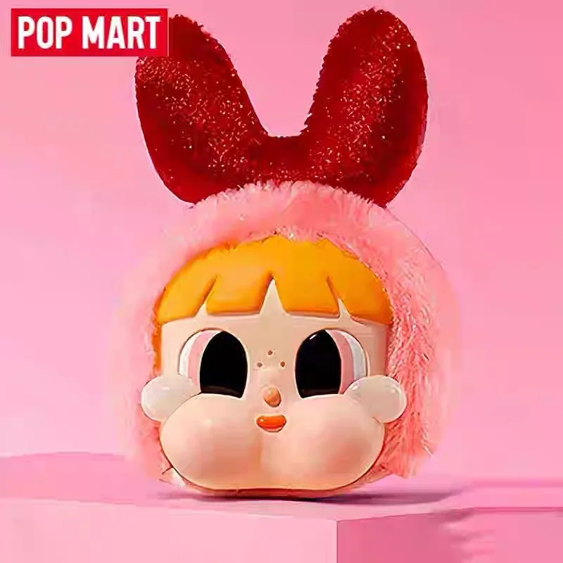 

POP MART CRYBABY x Powerpuff Girls Series - Vinyl Face Plush Blind Box Mystery Box Guess Bag Cute Anime Figure Toys Doll