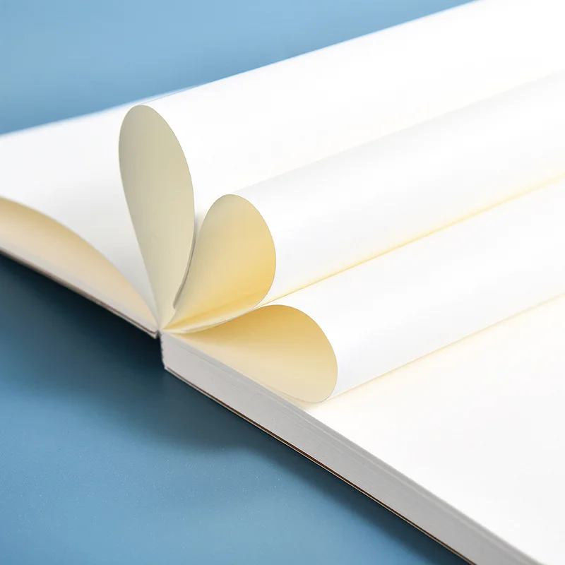 Oil Painting Blank Stamped Notebook Ins Minimalist Ledger Student Notes Notebook Schedule Stationery Office School Prize Gifts