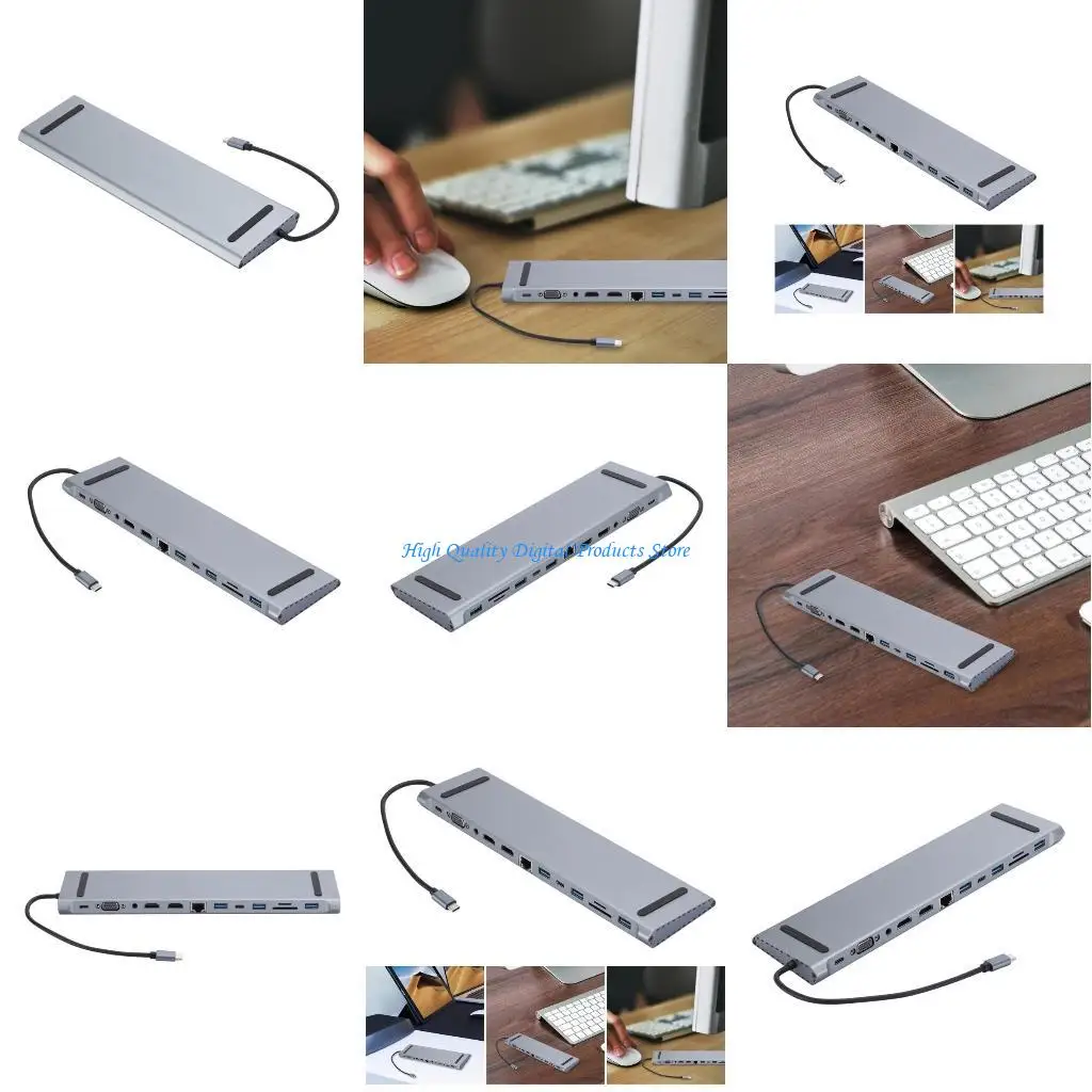 

U2JE USB C Hub, Rapid Charging ,Swifts Data Access for Mobile Computings RJ45