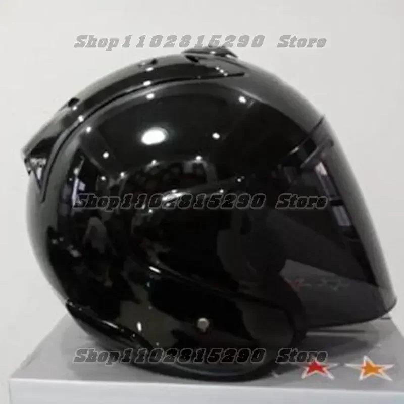 

Ram3 Bright Black Half Helmet Men and Women Motorcycle Off-Road Summer Helmet Downhill Racing Mountain Cross Casco Capacete