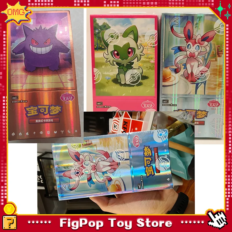 

In Stock GEM Pack Original Vol.1& &3 Cards In Chinese Scarlet And Violet Trading PTCG Bag Box NO Cbb1C Card Surprised Gift