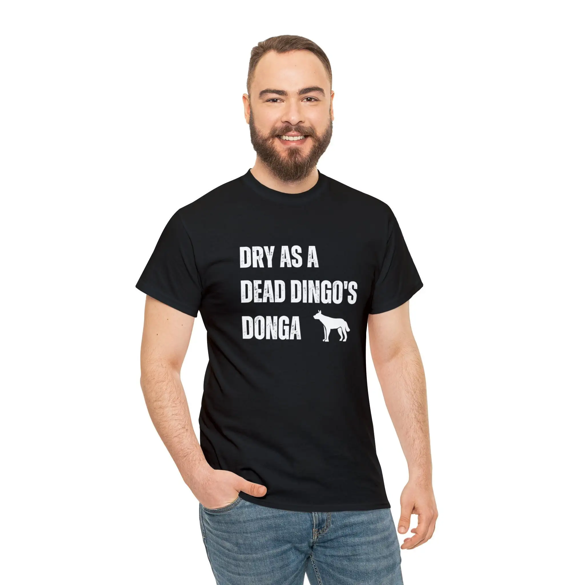 Aussie slang shirt Dry as a dead dingo's donga Australian Pub crawl t gift Funny Thirsty tee