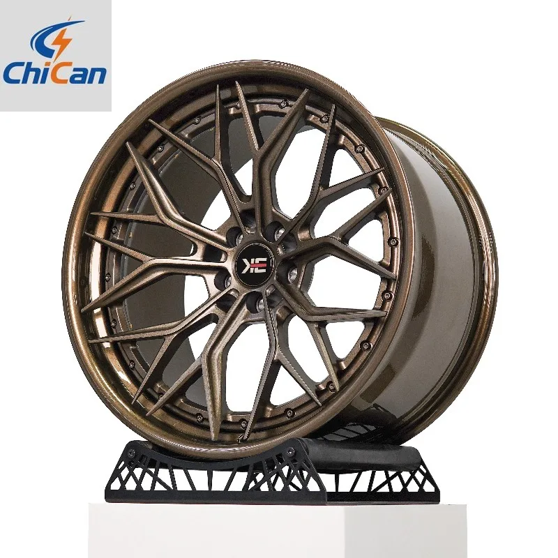 

【2026】Chican Custom Forged HIGH END 2-piece Concave Hub 5x120 5x114.3 5x130 18-24 Inch BRONZE Rim Sport