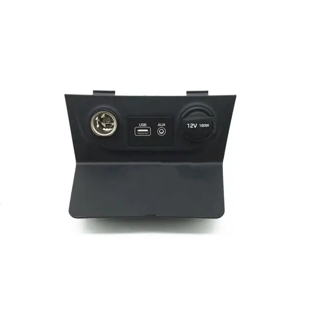 For Hyundai ix25 creta USB AUX Port Adapter Genuine USB AUX Jack Assembly For OEM Parts 12V 180W