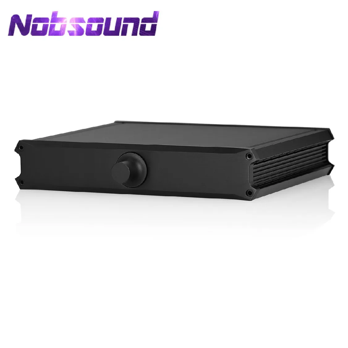 Nobsound Aluminiumgehäuse für 4-Wege-Audio-Umschalter, Box, Gehäuse, Vorverstärker, DIY-Metallgehäuse