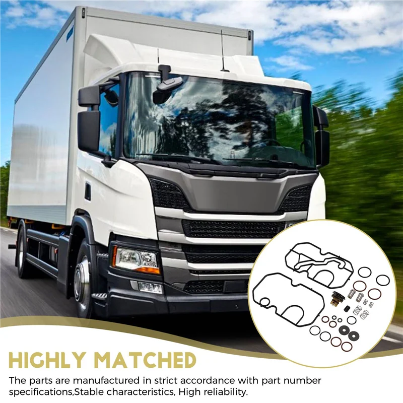 

4X Proportional Valve Repair Kits For Scania P G R T Series Truck Solenoid Valve 1773867 1910461 2423447 2472630 2539744