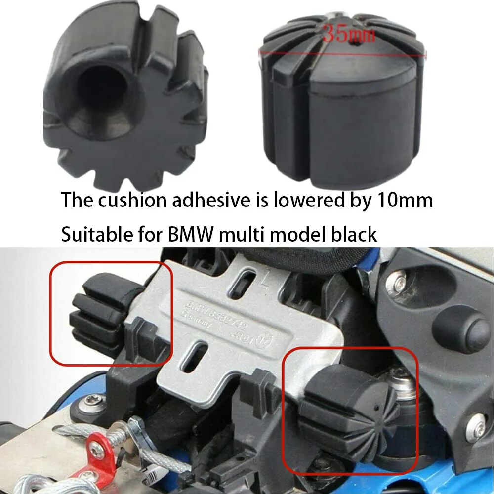 2 قطعة مجموعة خفض مقعد الدراجة النارية منصات مطاطية لسيارات BMW R1250GS RT R1200GS LC GSA K1600 Grand America S1000XR اكسسوارات