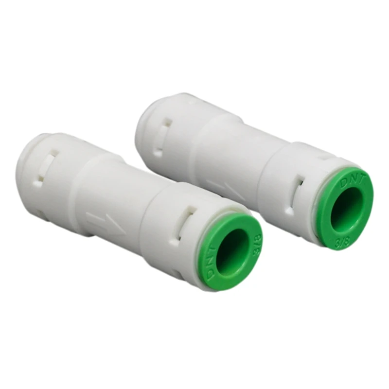 2 Pcs Reverse Osmosis Water Filter One Way Check for Valve Certified Plastic Push Fit Quick Connect RO Fittings Drop Shipping