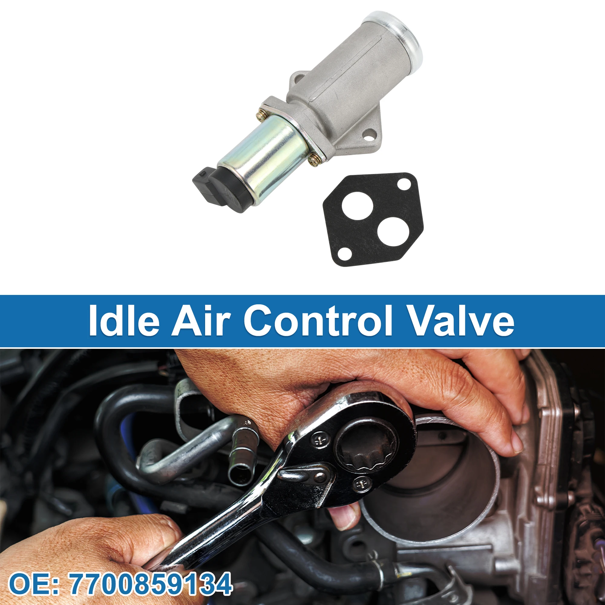 UXCELL صمام التحكم في الهواء الخامل للسيارة فولفو S40 1995-2004 رقم 7700859134 #1