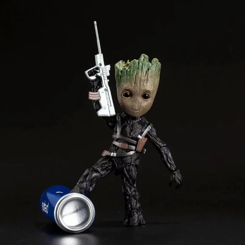 Guardians of the Galaxy 2 Anime Groot Little Tree Man COS Winter Soldier Action Figure Hobby Collectible Model Toy Figures gifts