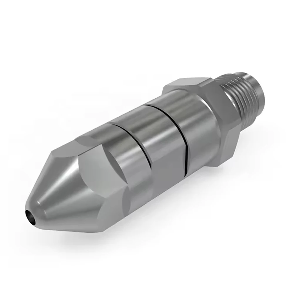 Custom CNC-Machined Spring-Loaded Leak-Proof Injection Nozzle: Precision Metal Construction, Compatible with Injection Molding